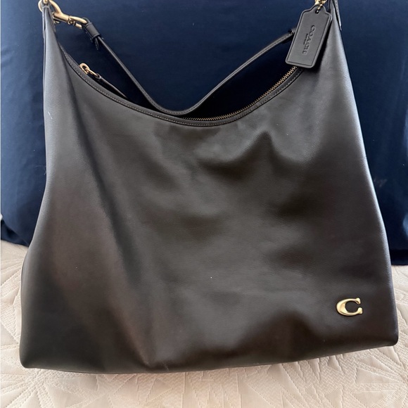 Coach Handbags - Coach Black Leather Hobo Bag